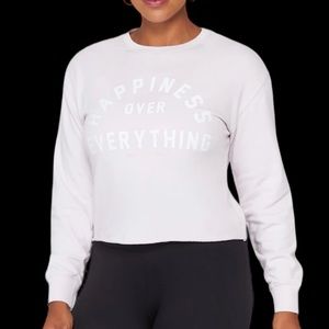 ⚡️Spiritual Gangster Happiness Over Everything Mazzy Pullover in Quartz